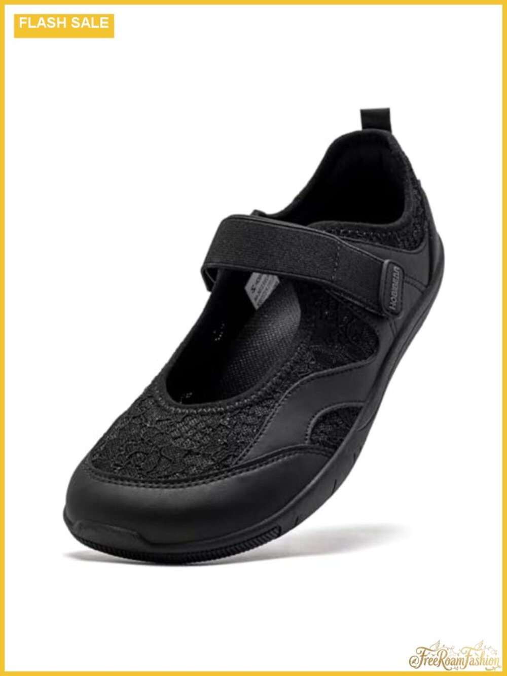Womens Flats Wide Width Ballet Shoes Lace Mary Jane Wide Toe Box